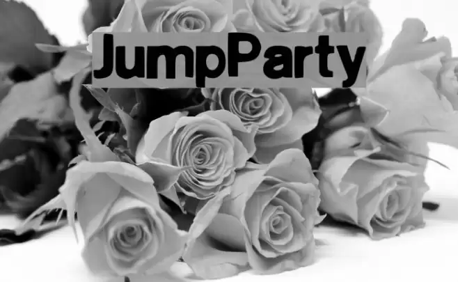 JumpParty Font examples