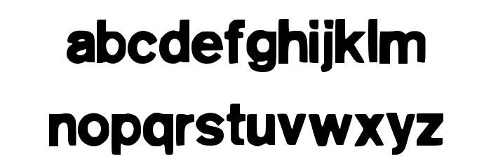 JumpParty Font LOWERCASE