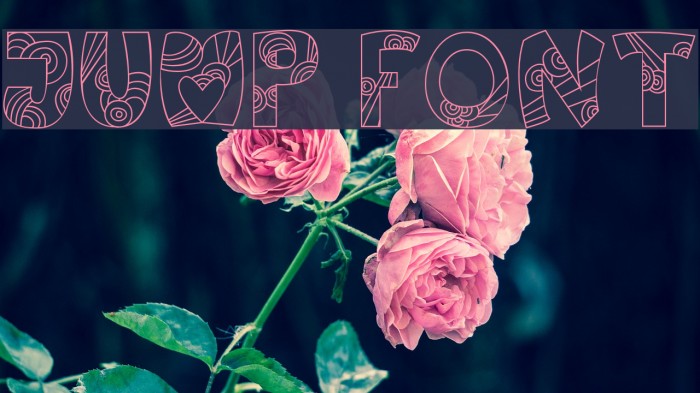 Jump Font examples