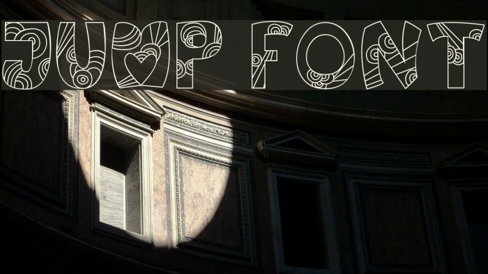 Jump Font examples