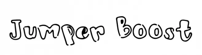 Jumper Boost  Frei Schriftart Herunterladen