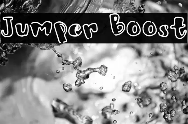 Jumper Boost Font examples
