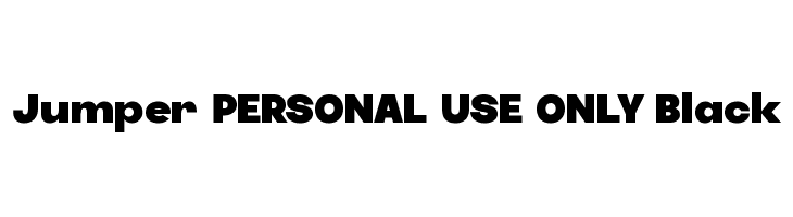 Jumper PERSONAL USE ONLY Black  Fuentes Gratis Descargar