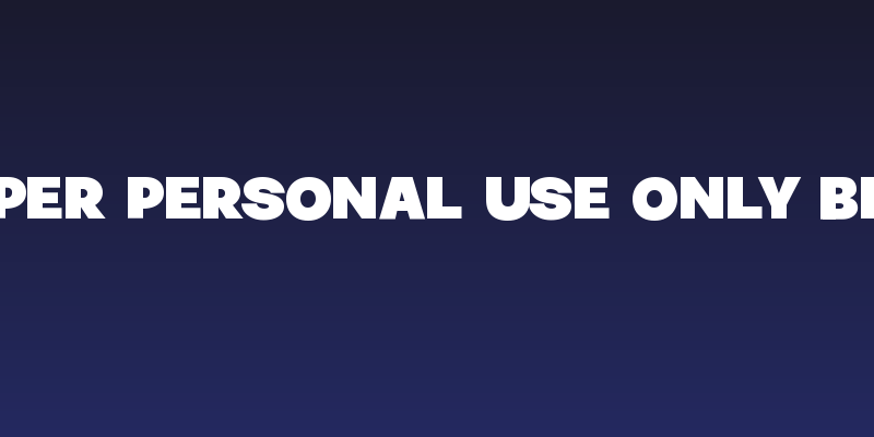 Jumper PERSONAL USE ONLY Black Social Header