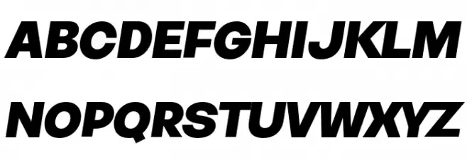Jumper PERSONAL USE ONLY Extra-Bold Italic Polices MAJUSCULES