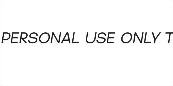 Jumper PERSONAL USE ONLY Thin Italic Logo