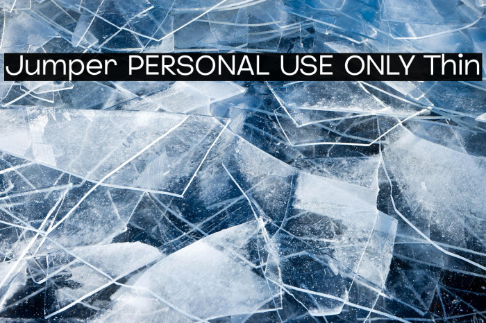 Jumper PERSONAL USE ONLY Thin Example 1