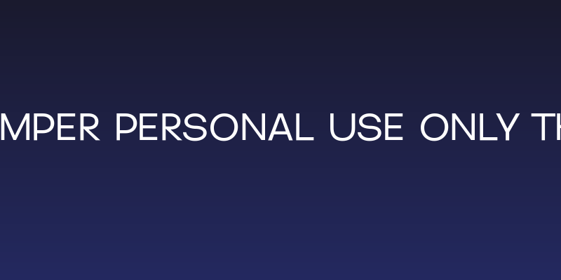 Jumper PERSONAL USE ONLY Thin Social Header