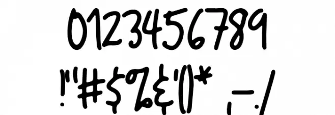 Jumper Font OTHER CHARS