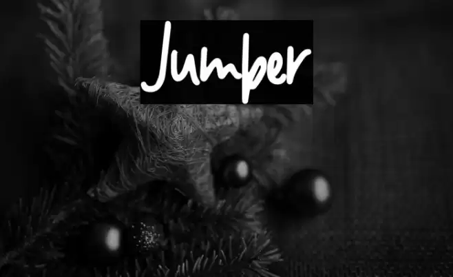 Jumper Font examples