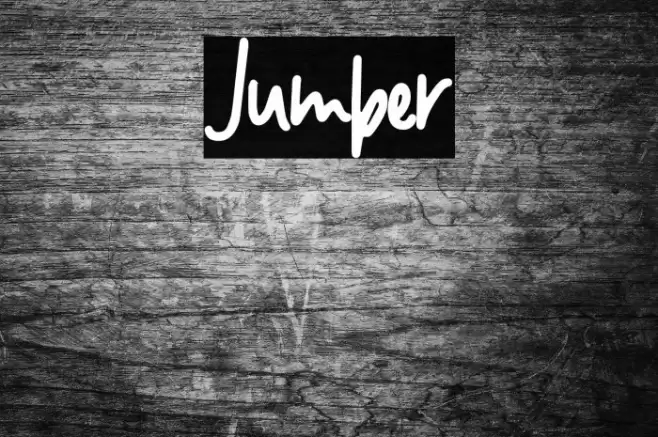 Jumper Font examples