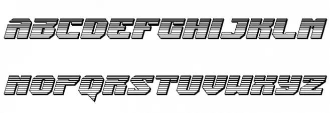 Jumpers Chrome Italic خط أحرف صغيرة