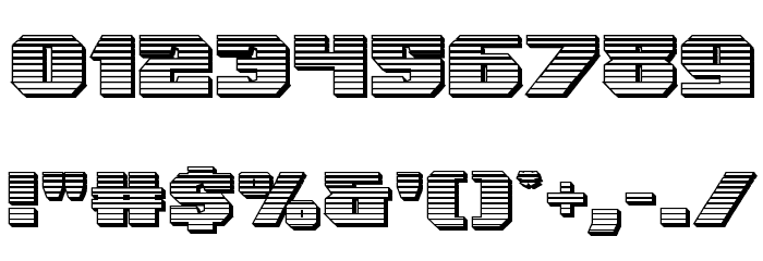 Jumpers Chrome Font OTHER CHARS
