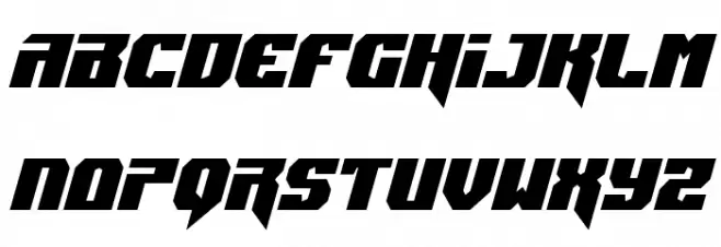 Jumpers Condensed Italic Fonte MAIÚSCULAS