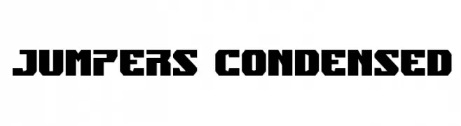 Jumpers Condensed  Frei Schriftart Herunterladen