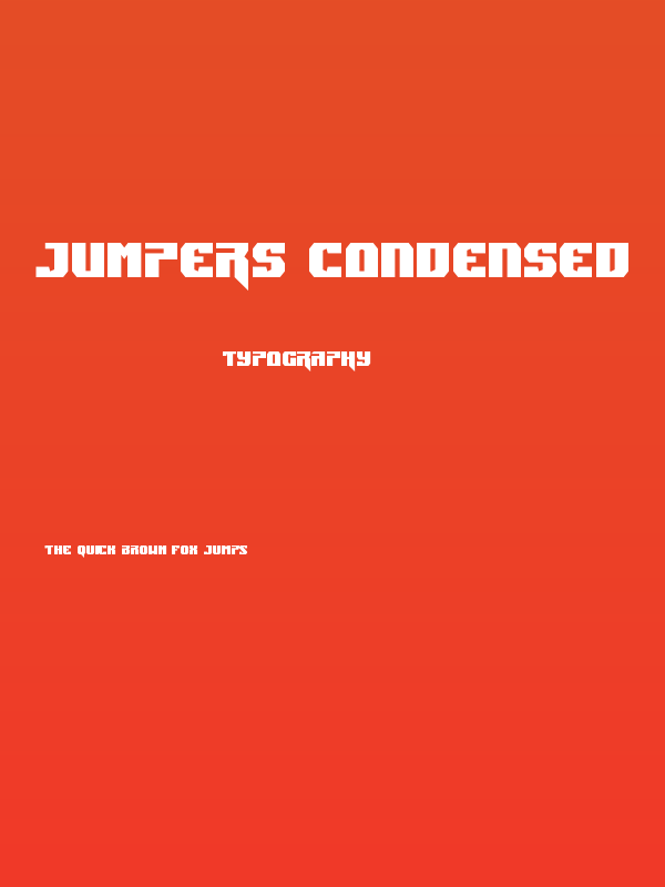 Jumpers Condensed Poster