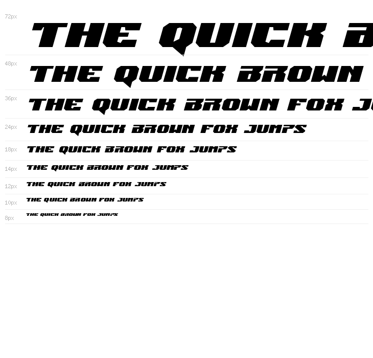 Jumpers Expanded Italic Waterfall