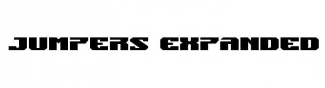 Jumpers Expanded  Frei Schriftart Herunterladen