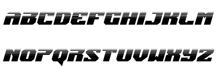 Jumpers Halftone Italic Font LOWERCASE
