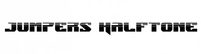 Jumpers Halftone  Frei Schriftart Herunterladen