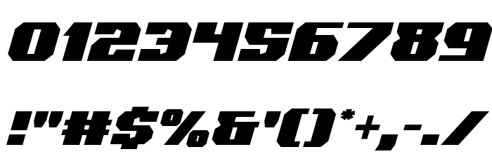 Jumpers Italic Font OTHER CHARS