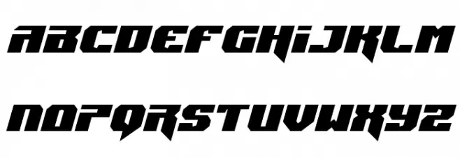 Jumpers Italic Шрифта ВЕРХНИЙ