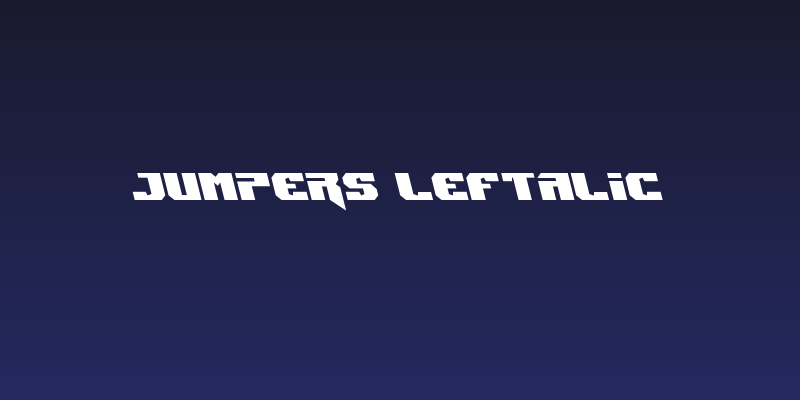 Jumpers Leftalic Social Header