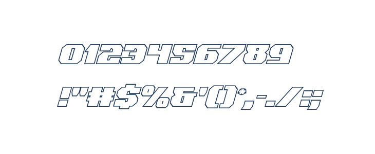 Jumpers Outline Italic Other Characters