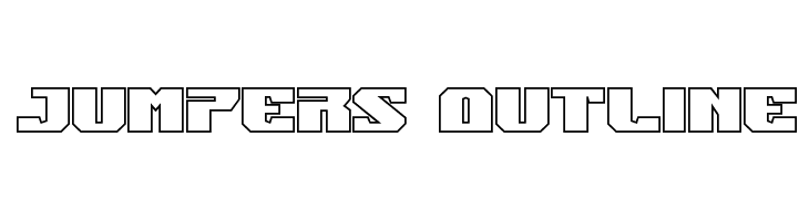 Jumpers Outline  Free Fonts Download