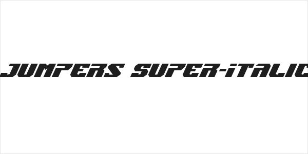 Jumpers Super-Italic Logo