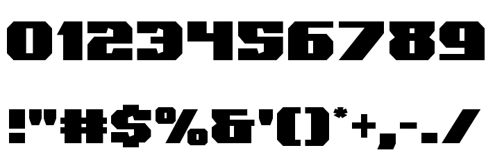 Jumpers Font OTHER CHARS
