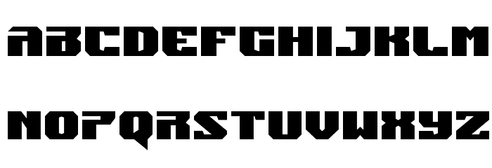 Jumpers Font LOWERCASE