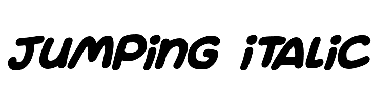 Jumping Italic  नि: शुल्क फ़ॉन्ट्स डाउनलोड