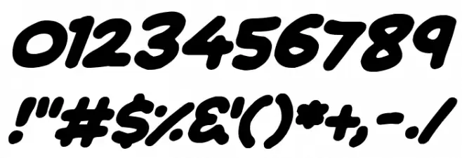 Jumping Italic Font OTHER CHARS