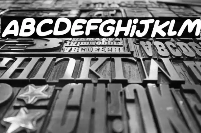 Jumping Italic Font examples