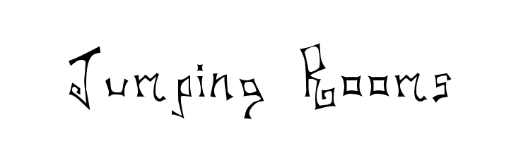 Jumping Rooms  フリーフォントのダウンロード