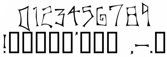 Jumping Rooms Font OTHER CHARS