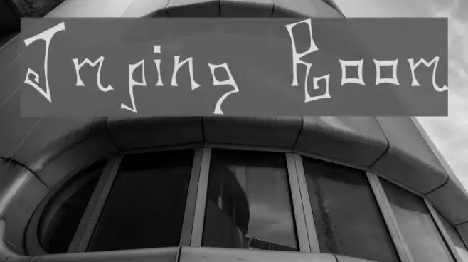 Jumping Rooms Font examples