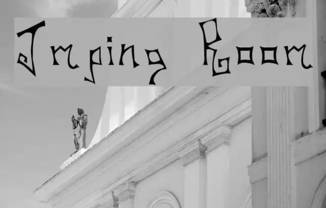 Jumping Rooms Font examples