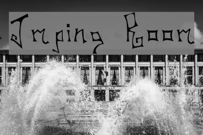 Jumping Rooms Font examples