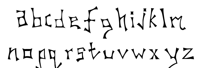 Jumping Rooms Font LOWERCASE