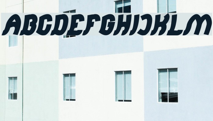 Jumping Running Bold Italic Font examples