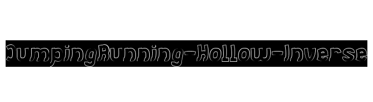 Jumping Running-Hollow-Inverse  नि: शुल्क फ़ॉन्ट्स डाउनलोड