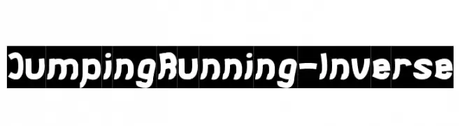 Jumping Running-Inverse  नि: शुल्क फ़ॉन्ट्स डाउनलोड