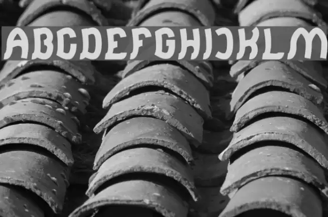 Jumping Running-Light Font examples