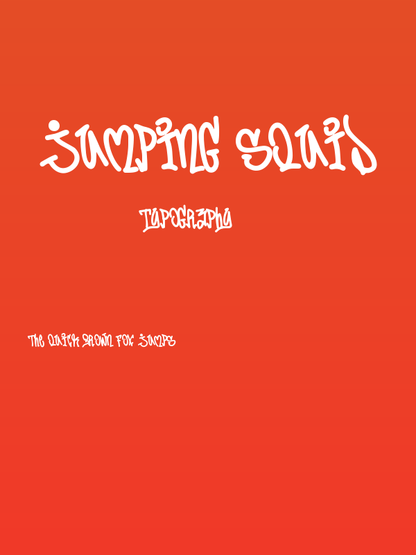 Jumping Squid Poster