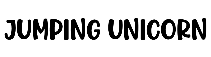 Jumping Unicorn Font