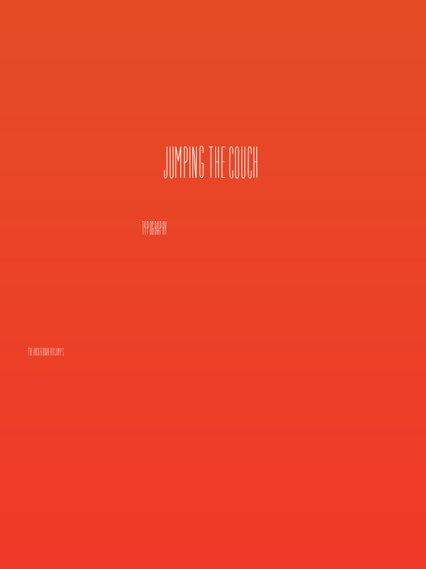 Jumping the Couch Poster