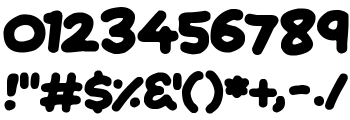 Jumping Font OTHER CHARS