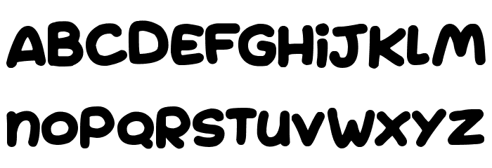 Jumping Font LOWERCASE